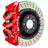 Brembo 25+ BMW X3 30 xDrive/BMW X3 M50 xDrive Fr GT BBK 6 Piston Cast 405x34 2pc Rotor Drilled - Red - 1T1.9513A2