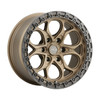 Weld Ledge 6 W106 20x9 / 6x139.7 / +20 Offset / Satin Bronze w. Satin Black Ring