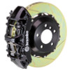 Brembo 08-09 H2 Rear GT BBK 4 Piston Cast 2pc 380x32 2pc Rotor Slotted Type-1-Black - 2B2.9002A1