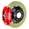 Brembo 99-04 996 Rear GT BBK 4 Piston Cast 2pc 345x28 2pc Rotor Drilled-Red - 2C1.8007A2