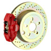 Brembo 92-98 318i/325i/328i Rear GT BBK 2 Piston Cast 2pc 294x19 1pc Rotor Drilled-Red - 2E4.4001A2
