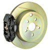 Brembo 02-07 Impreza/WRX Rear GT BBK 2 Piston Cast 2pc 316 x20 1pc Rotor Slotted Type1-Black - 2E5.5001A1