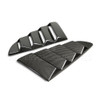 Anderson Composites Type-Vented Carbon Fiber Side Window Louvers - 15-23 Ford Mustang S550