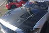 Anderson Composites Type-OE Carbon Fiber Hood - 18-23 Ford Mustang S550