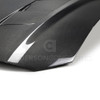 Anderson Composites Type-SA Carbon Fiber Heat Extractor Hood - 18-23 Ford Mustang S550