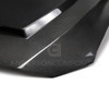 Anderson Composites Super Snake Style Carbon Fiber Hood - 18-23 Ford Mustang S550