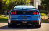 Anderson Composites Type-AR Carbon Fiber Quad Tip Rear Diffuser - 18-23 Ford Mustang S550