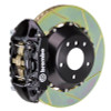 Brembo 12-16 991.1 C2S (PCCB Equipped) Rr GT BBK 4Pis Cast 380x28 2pc Rotor Slotted Type1-Black - 2P2.9063A1