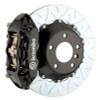 Brembo 12-16 991.1 C2S (PCCB Equipped) Rr GT BBK 4Pis Cast 380x28 2pc Rotor Slotted Type3-Black - 2P3.9063A1