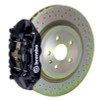 Brembo 10-15 Camaro V6 Rear GT BBK 4 Piston Cast 365x28 1pc Rotor Drilled-Black - 2P4.8001A1