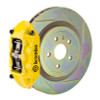 Brembo 10-15 Camaro V6 Rear GT BBK 4 Piston Cast 365x28 1pc Rotor Slotted Type-1- Yellow - 2P5.8001A5