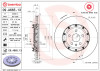 Brembo 2 Piece Front Left Rotor - 09-15 CTS-V / 12-15 Camaro ZL1 (BRE09.A665.13)