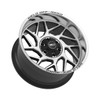 Weld Fulcrum W118 20x10 / 6x135 / -18 Offset / Gloss Black Machined Wheel