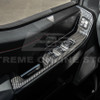 EOS Carbon Fiber Window Switch Covers - 2021+ Ford F-150 & Raptor (VENT-1002-BKCF)