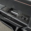EOS Carbon Fiber Window Switch Covers Rear - 2021+ Ford F-150 & Raptor (VENT-1003-BKCF)