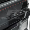 EOS Carbon Fiber Window Switch Covers Rear - 2021+ Ford F-150 & Raptor (VENT-1003-BKCF)