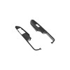 EOS Carbon Fiber Window Switch Covers - 15-23 Ford Mustang (VENT-1142-BKCF)