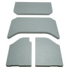 DEI 07-10 Jeep Wrangler JK 4-Door Boom Mat Headliner - 4 Piece - Gray - 50133