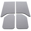 DEI 11-18 Jeep Wrangler JK 2-Door Boom Mat Headliner - 4 Piece - Gray - 50140