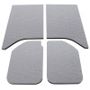 DEI 11-18 Jeep Wrangler JK 2-Door Boom Mat Headliner - 4 Piece - Gray - 50140