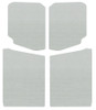 DEI 18-23 Jeep Wrangler JL 2-Door Boom Mat Headliner - 5 Piece - White - 50190