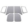 DEI 11-18 Jeep Wrangler JK 2-Door Boom Mat Complete Headliner Kit - 6 Piece - Gray - 50286
