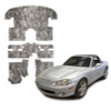 DEI 90-05 Mazda Miata NA & NB Under Carpet Interior Insulation Kit - 1/2in Thick - 50295