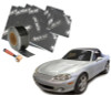 DEI 90-05 Mazda Miata NA & NB Interior Floor Vibration Damping Material Kit - 50600