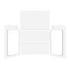 DEI 04-06 Jeep Wrangler LJ Unliminted Headliner Complete Kit - White - 50602