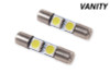 Diode Dynamics 28mm SMF1 LED Bulb - Red Set of 4 - DD0042Q
