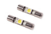 Diode Dynamics 28mm SMF1 LED Bulb - Cool - White (Pair) - DD0043P