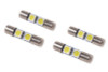 Diode Dynamics 28mm SMF2 LED Bulb Warm - White Set of 4 - DD0047Q