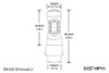 Diode Dynamics 3157 LED Bulb HP11 LED - Amber (Single) - DD0050S