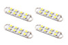 Diode Dynamics 44mm SML8 LED Bulb - Amber Set of 4 - DD0099Q