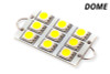 Diode Dynamics 44mm SML8 LED Bulb - Amber (Single) - DD0099S