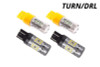 Diode Dynamics JL Wrangler Front Turn Stage 1 (7443 LED Bulb HP48 - White and - Amber) - DD0421