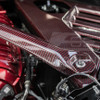 EOS Engine Bay X-Brace - Red Carbon Fiber - C8 Corvette (BRACE-687-RDCF)