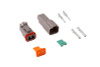 Diode Dynamics Deutsch Connector Kit 2-Pin 16-22 Gauge - DD4038