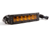 Diode Dynamics 6 In LED Light Bar Single Row Straight SS6 - Amber Wide Light Bar (Single) - DD5044S