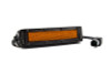 Diode Dynamics 6 In LED Light Bar - Amber Flood Stealth (Single) - DD6040S