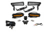 Diode Dynamics 18-21 Jeep JL Wrangler/Gladiator SS6 Cowl LED Bracket Kit - Amber Driving - DD6094