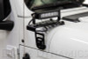 Diode Dynamics 18-21 Jeep JL Wrangler/Gladiator SS6 Cowl LED Bracket Kit - Amber Driving - DD6094