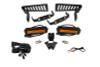 Diode Dynamics 18-21 Jeep JL Wrangler/Gladiator SS6 Cowl LED Bracket Kit - Amber Flood - DD6095