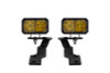 Diode Dynamics 16-21 Toyota Tacoma Stage Series 2in LED Ditch Light Kit - Sport Yellow Combo - DD6377