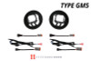 Diode Dynamics SS3 Type X Fog Light Mounting Kit - DD6380P