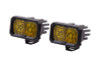 Diode Dynamics Stage Series 2 In LED Pod Pro - Yellow Combo Standard ABL (Pair) - DD6412P