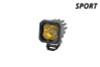 Diode Dynamics Stage Series C1 LED Pod Sport - Yellow Wide Standard ABL Each - DD6443S