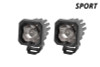 Diode Dynamics Stage Series C1 LED Pod Sport - White Flood Standard RBL (Pair) - DD6446P