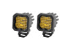 Diode Dynamics Stage Series C1 LED Pod Pro - Yellow Wide Standard ABL (Pair) - DD6458P