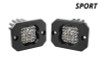 Diode Dynamics Stage Series C1 LED Pod Sport - White Flood Flush ABL (Pair) - DD6470P